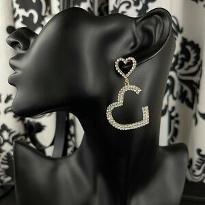 Heart Pendant Earrings